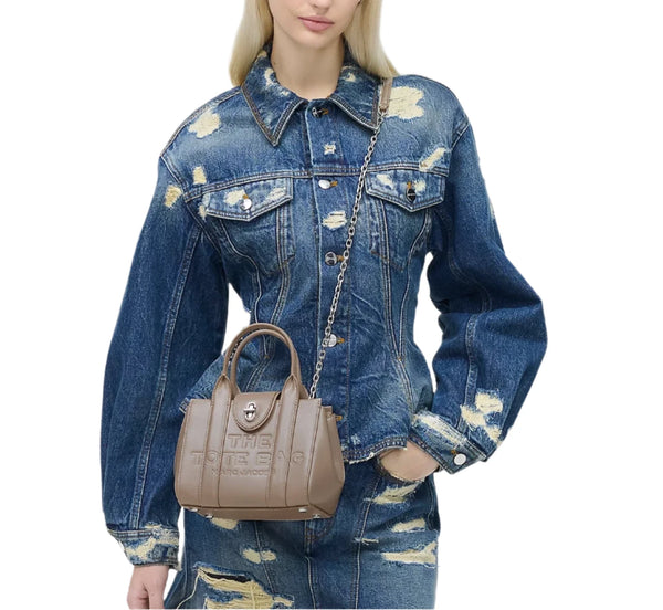 Marc Jacobs The Turnlock Crossbody Tote Handbag