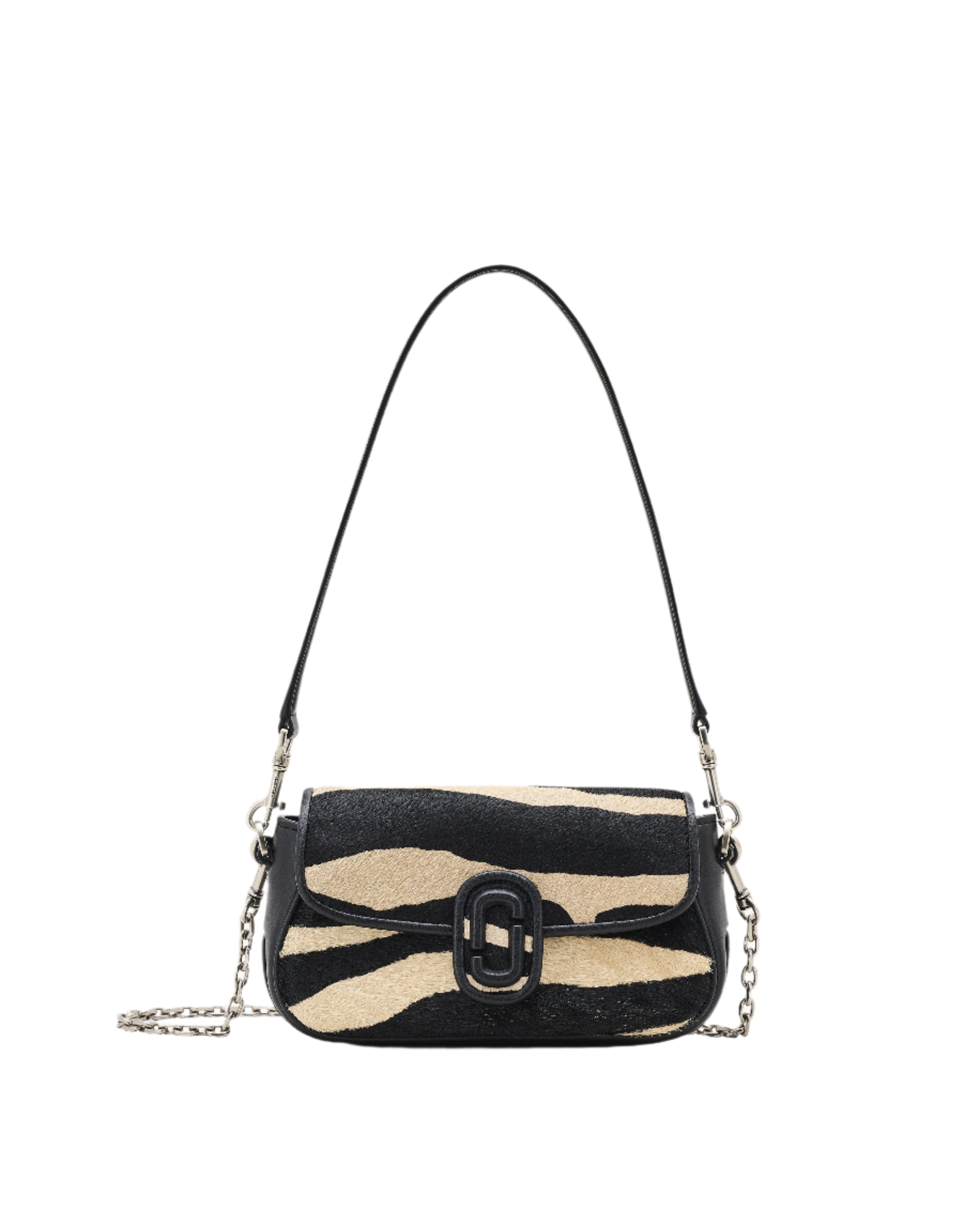 Marc Jacobs The Zebra Haircalf Clover Shoulder Handbag