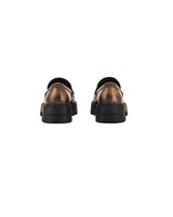 Marc Jacobs Womens The Distressed Leather Frankie Loafers
