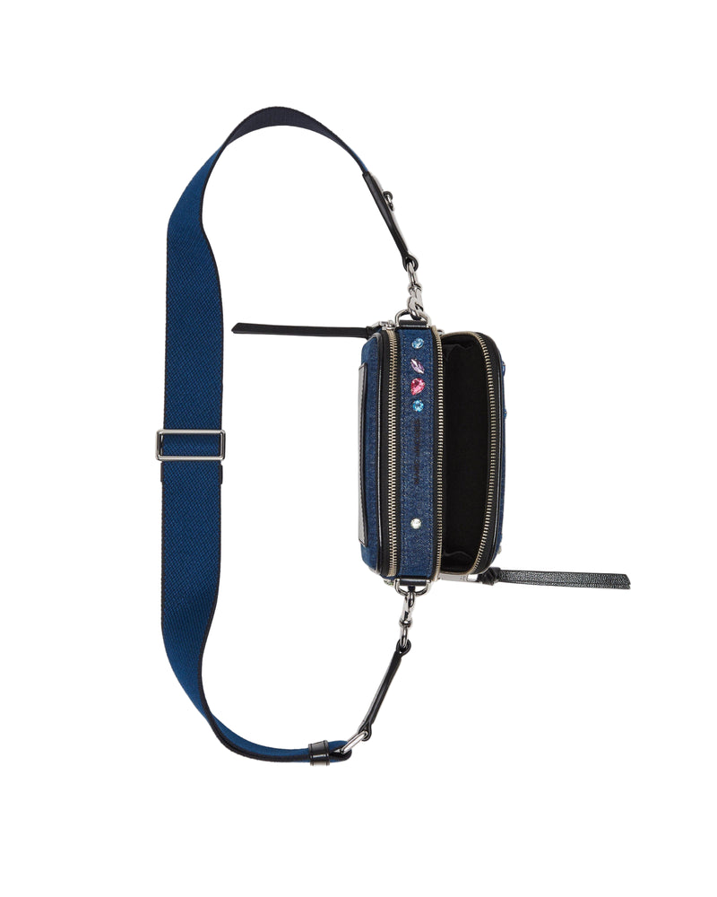 Marc Jacobs The Snapshot Denim Crossbody Handbag