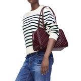 Marc Jacobs The Quilted Leather Dual Satchel Handbag