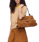 Marc Jacobs The Suede Dakota Satchel Handbag