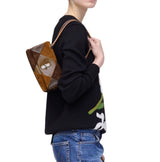 Marc Jacobs The Suede Patchwork Mini Dual Shoulder Handbag