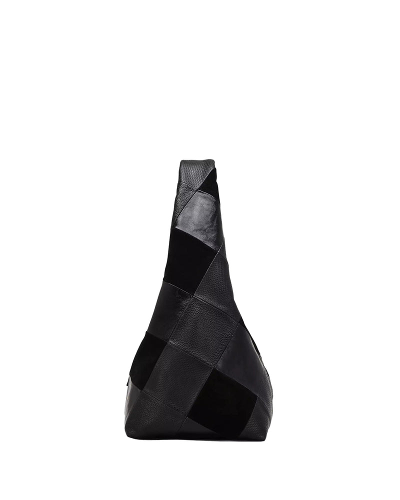 Marc Jacobs The Suede Patchwork Sack Shoulder Handbag