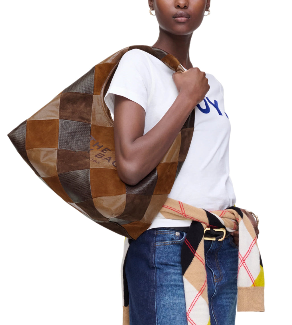 Marc Jacobs The Suede Patchwork Sack Handbag – ShopCGX