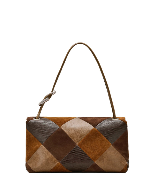 Marc Jacobs The Suede Patchwork Large Dual Handbag