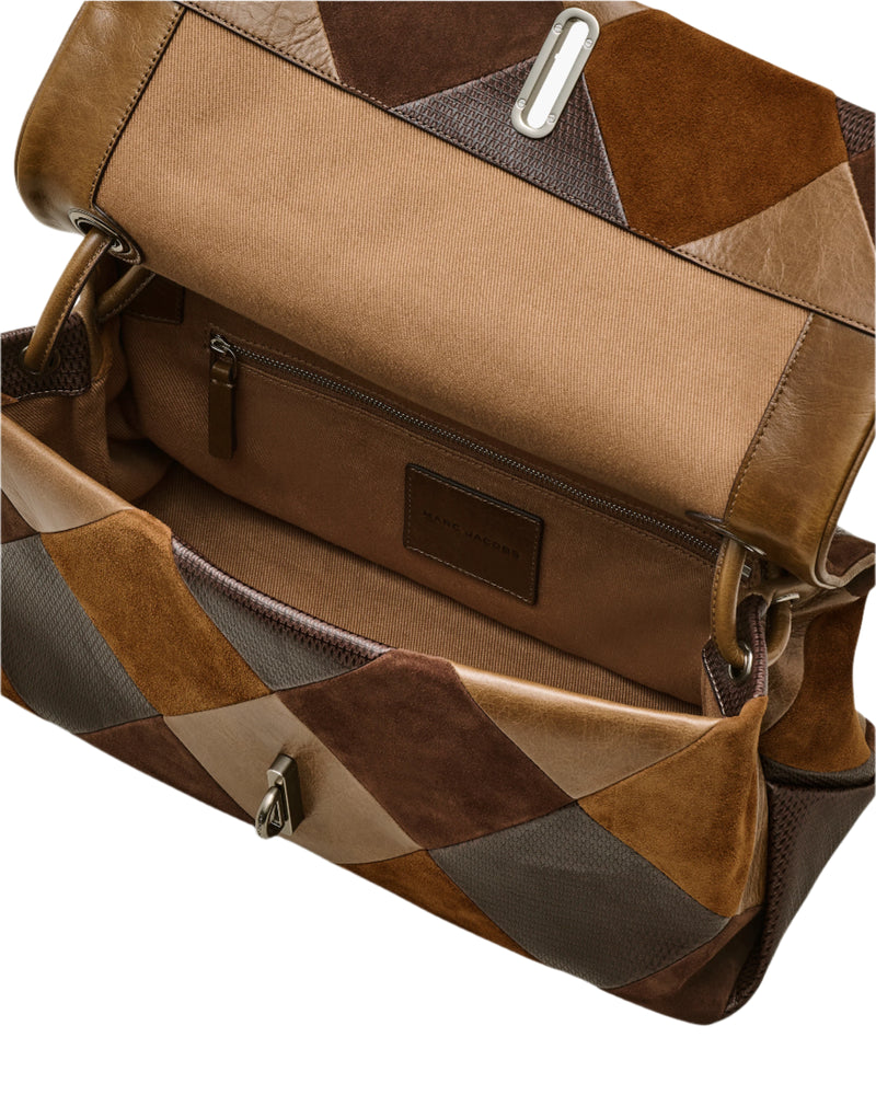 Marc Jacobs The Suede Patchwork Large Dual Handbag
