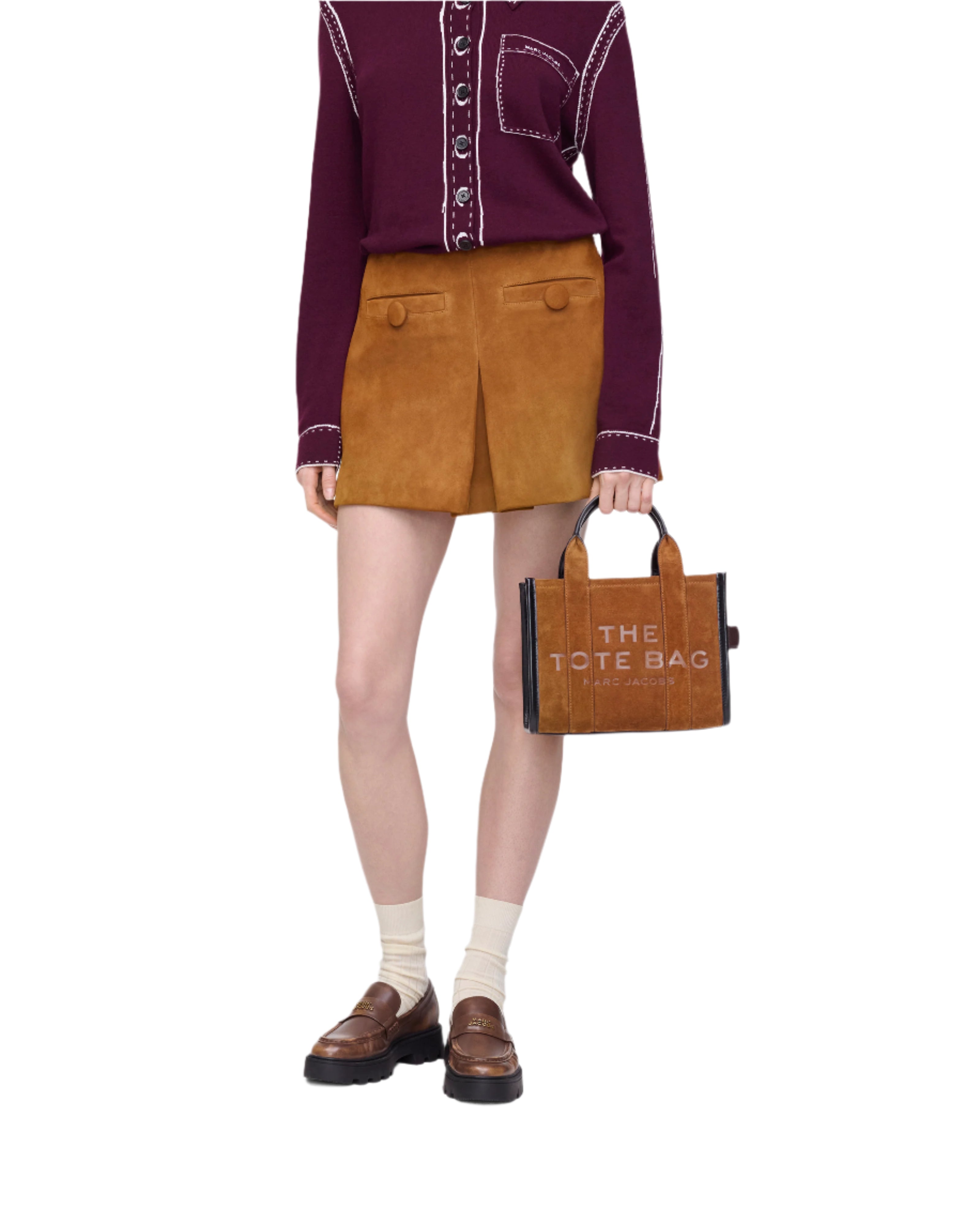Marc Jacobs The Suede Small Tote Handbag