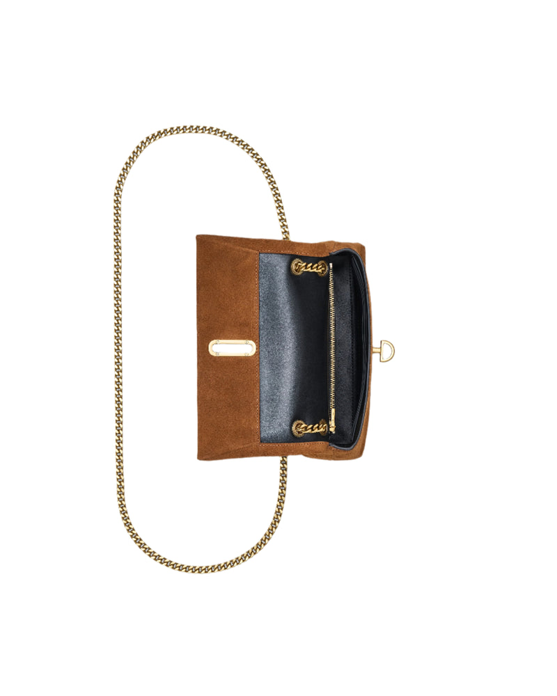 Marc Jacobs The Suede Dual Chain Mini Handbag