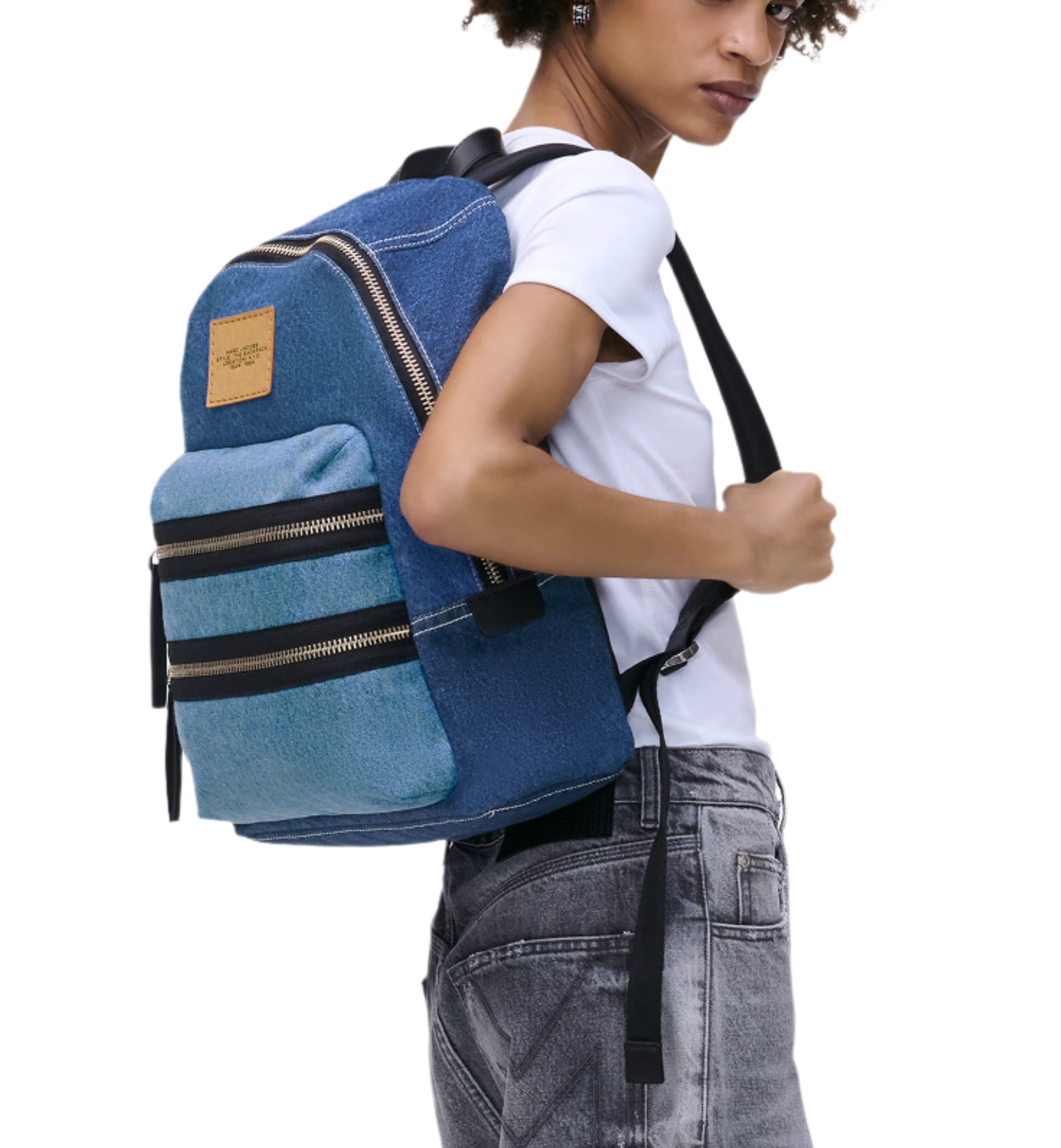 Marc Jacobs The Biker Denim Large Backpack