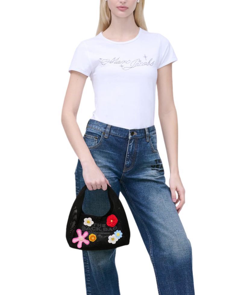 己　イミッツ② Marc Jacobs The Mini Daisy Crochet Sack Shoulder Handbag