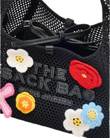 Marc Jacobs The Mini Daisy Crochet Sack Shoulder Handbag