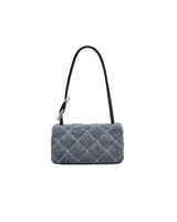 Marc Jacobs The Quilted Denim Mini Dual Shoulder Handbag