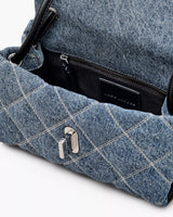 Marc Jacobs The Quilted Denim Mini Dual Shoulder Handbag