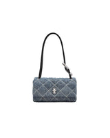 Marc Jacobs The Quilted Denim Mini Dual Shoulder Handbag