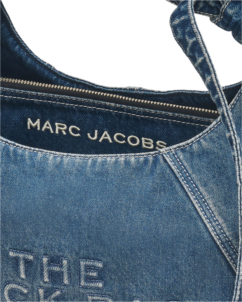 Marc Jacobs The Denim Bow Sack Shoulder Handbag