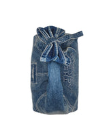 Marc Jacobs The Denim Bow Sack Shoulder Handbag
