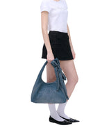 Marc Jacobs The Denim Bow Sack Shoulder Handbag