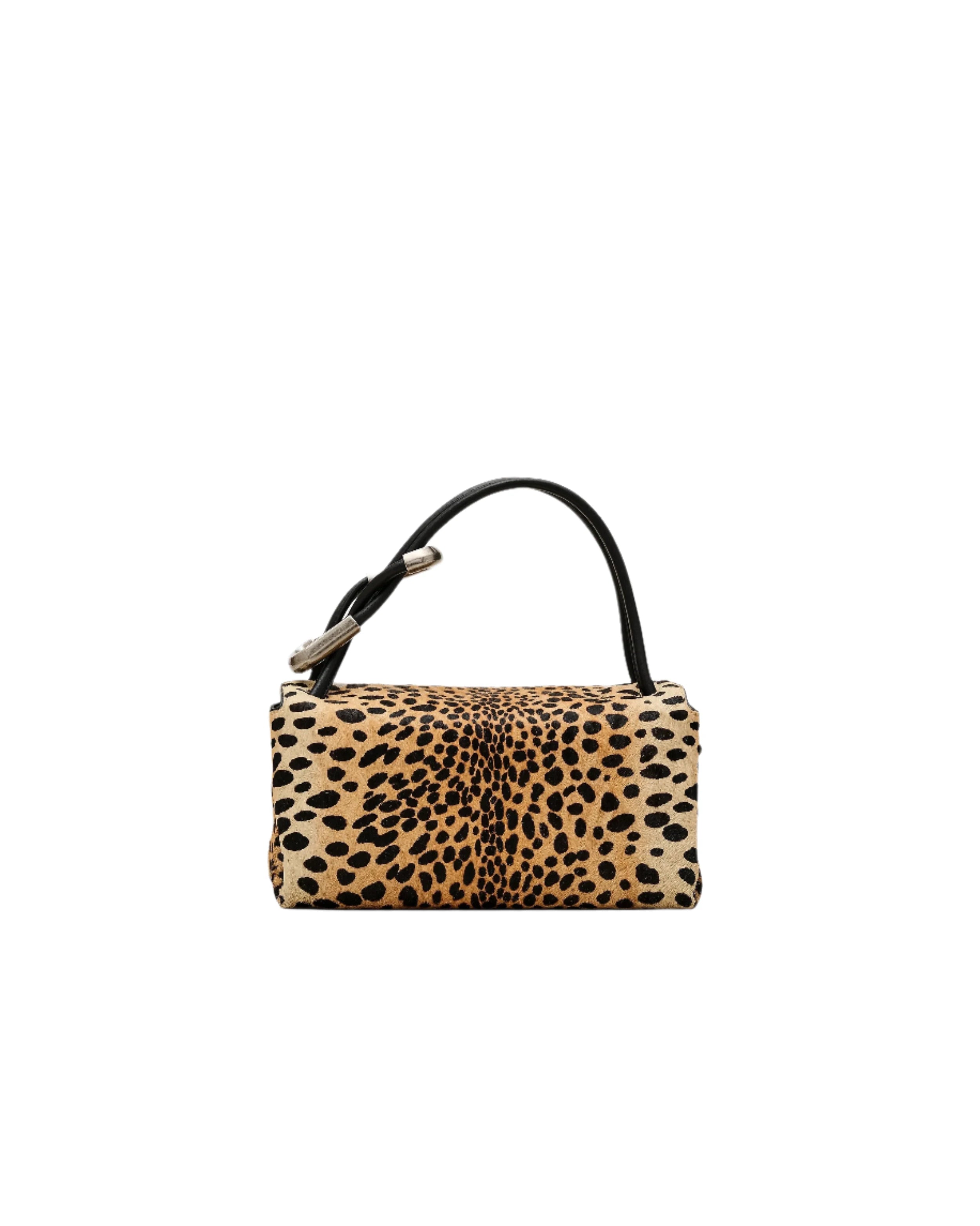 Marc Jacobs The Cheetah Haircalf Mini Dual Shoulder Handbag