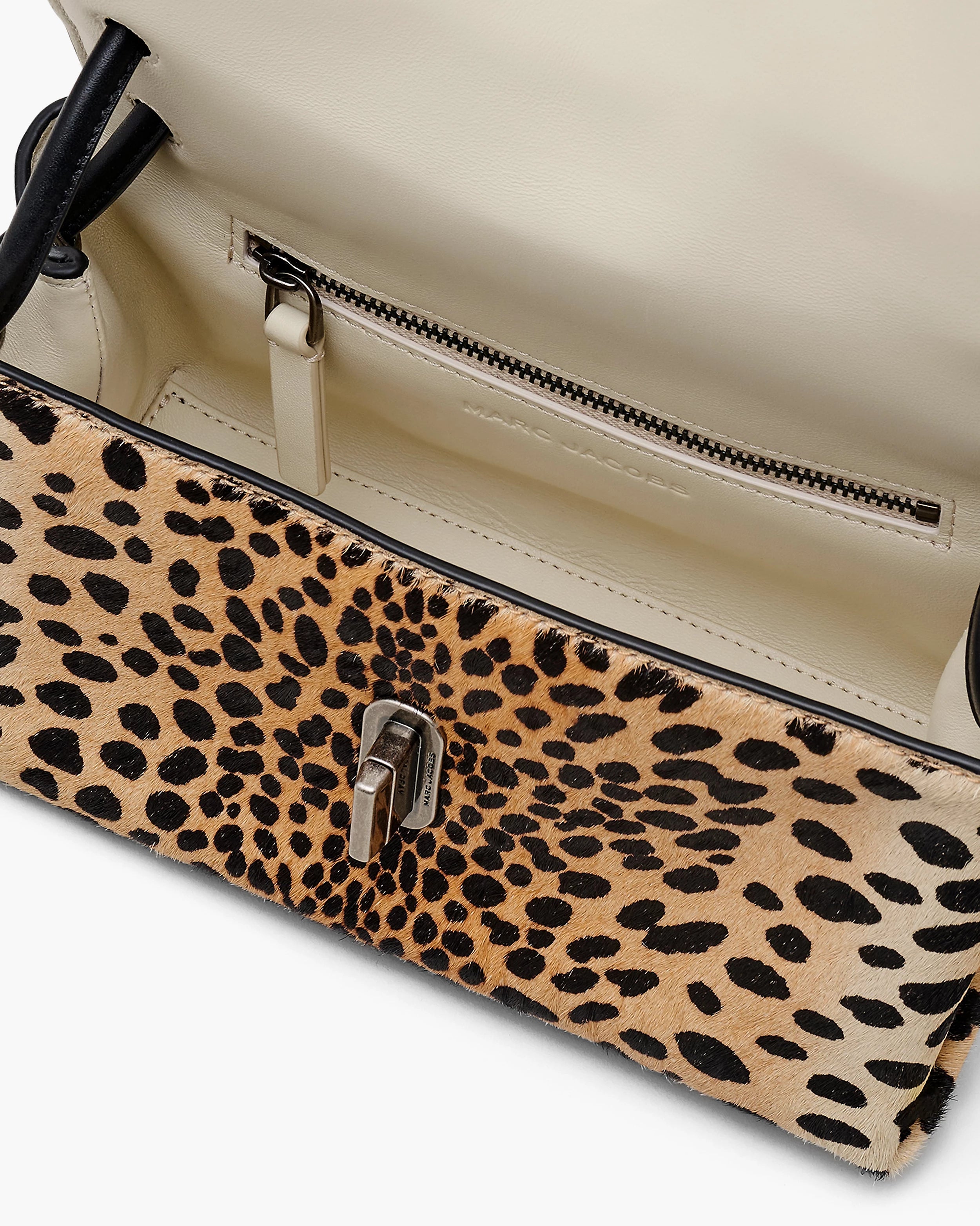 Marc Jacobs The Cheetah Haircalf Mini Dual Shoulder Handbag