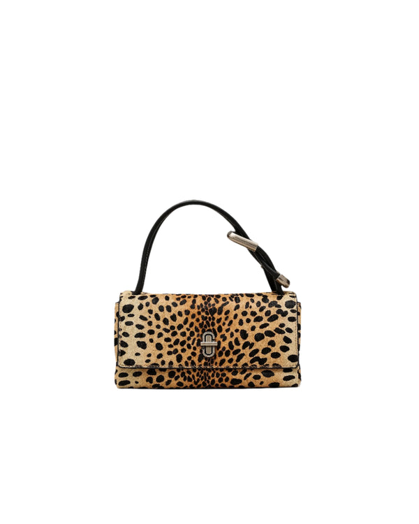 Marc Jacobs The Cheetah Haircalf Mini Dual Shoulder Handbag