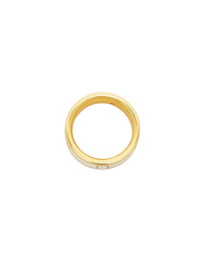 The Marc Jacobs Enamel Ring - Size 8