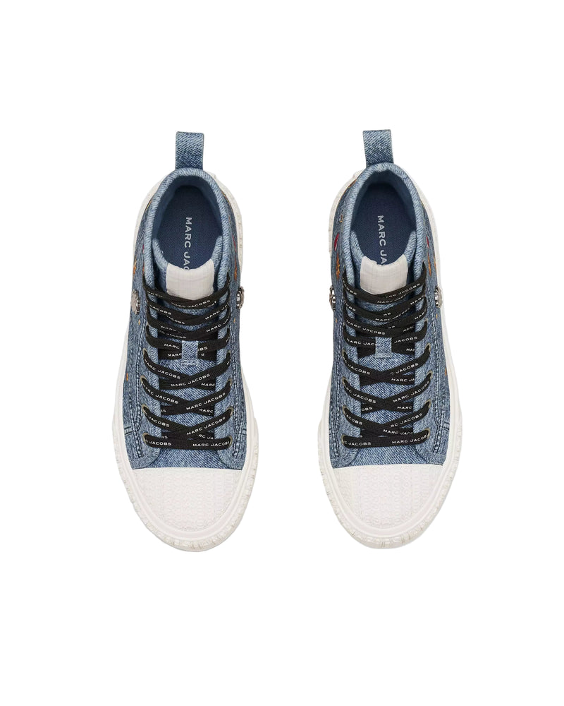 Marc Jacobs Womens The Trinket Charm High Top Sneakers