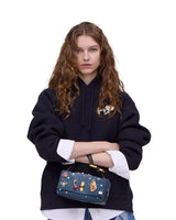 Marc Jacobs The Trinket Charm Denim Mini Dual Shoulder Handbag