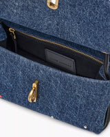 Marc Jacobs The Trinket Charm Denim Mini Dual Shoulder Handbag
