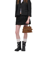 Marc Jacobs The Suede Dakota Small Satchel Handbag