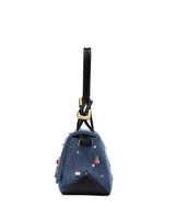 Marc Jacobs The Trinket Charm Denim Large Dual Shoulder Handbag