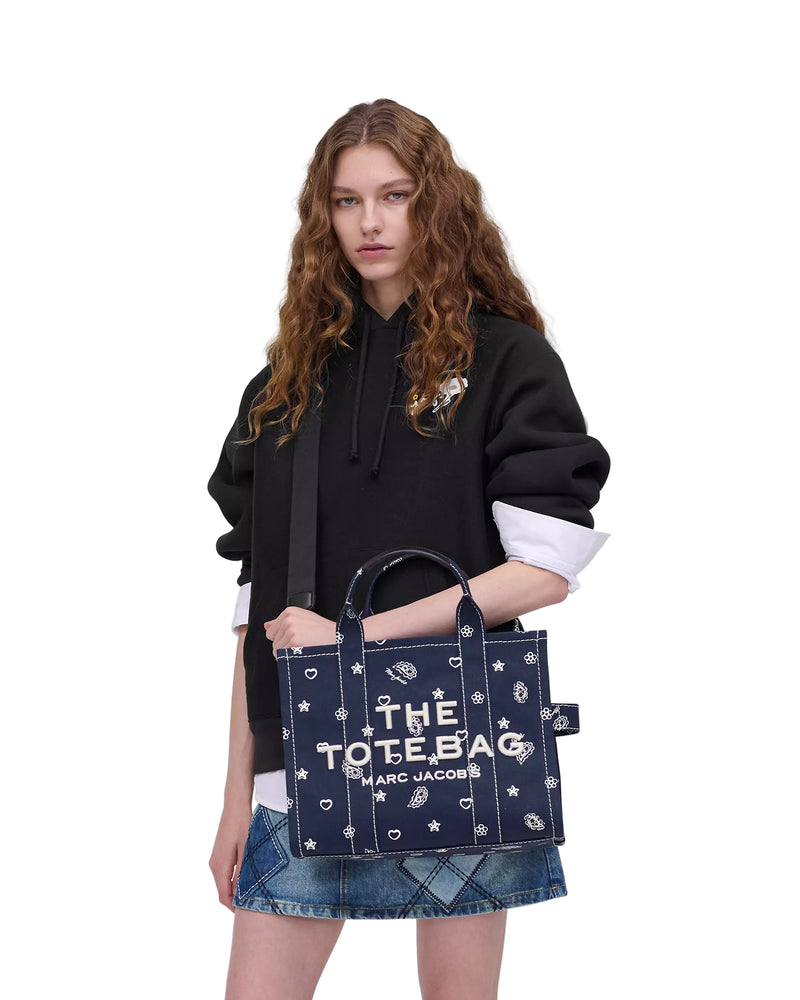 Marc Jacobs The Bandana Canvas Medium Tote Handbag