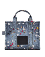 Marc Jacobs The Trompe L'Oeil Trinket Canvas Medium Tote Handbag