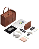 Marc Jacobs The Trompe L'Oeil Trinket Canvas Medium Tote Handbag