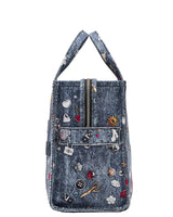 Marc Jacobs The Trompe L'Oeil Trinket Canvas Medium Tote Handbag