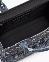 Marc Jacobs The Trompe L'Oeil Trinket Canvas Medium Tote Handbag