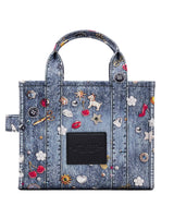 Marc Jacobs The Trompe L'Oeil Trinket Canvas Small Tote Handbag