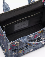 Marc Jacobs The Trompe L'Oeil Trinket Canvas Small Tote Handbag