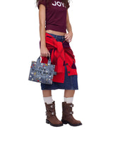 Marc Jacobs The Trompe L'Oeil Trinket Canvas Small Tote Handbag