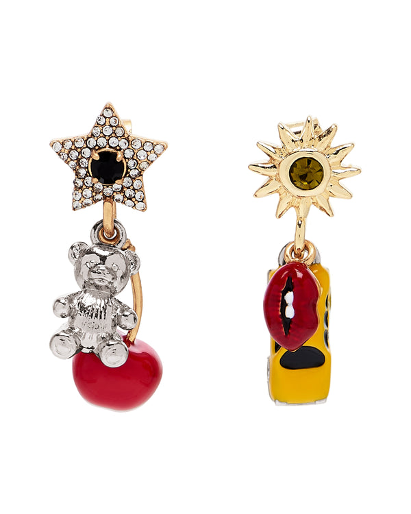 Marc Jacobs Trinket Charm Cluster Earrings