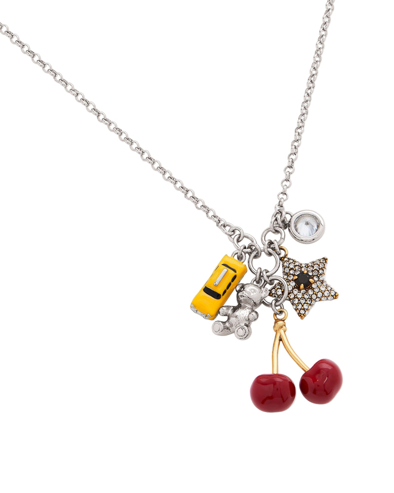 Marc Jacobs Trinket Charm Cluster Necklace