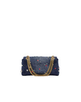 Marc Jacobs The Trinket Charm Denim Dual Chain Mini Crossbody Handbag