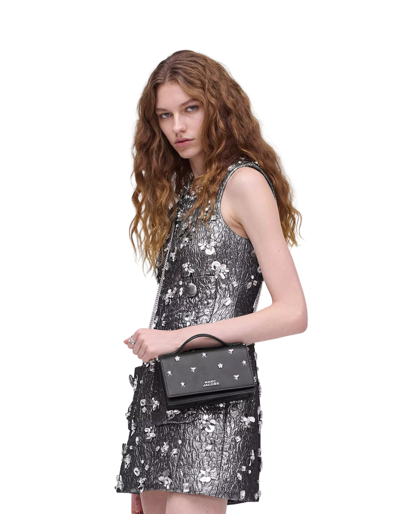 Marc Jacobs The Mini Icon Stud Glam Mirror Mini Crossbody Handbag