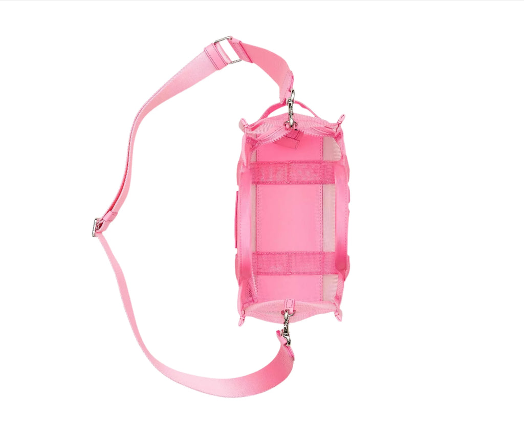 ●HOODHOOD● Mesh String Bag Ash Pink HDBD02AC03-2 Marc Jacobs The Mesh Small Tote Handbag – ShopCGX