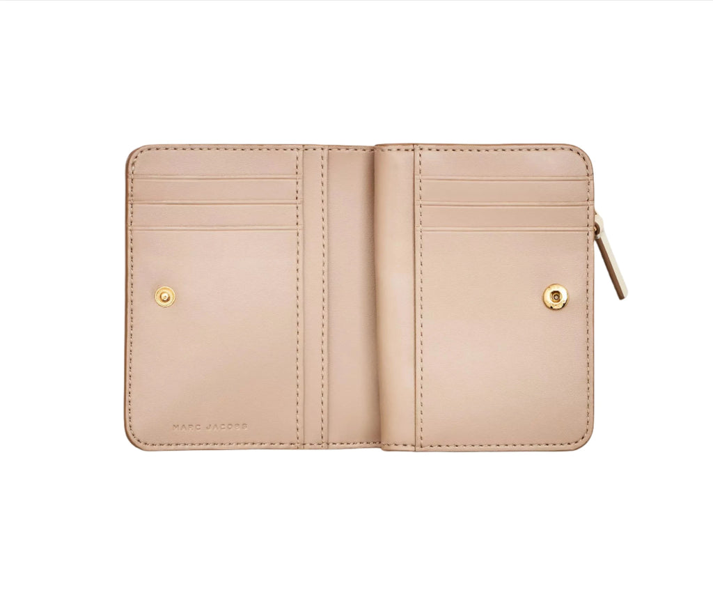 Marc Jacobs The Covered J Marc Mini Compact Wallet – ShopCGX Marc Jacobs The Covered J Marc Mini Compact Wallet – ShopCGX