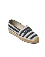 Marc Jacobs Womens The Stripe Canvas Espadrille Shoes