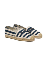 Marc Jacobs Womens The Stripe Canvas Espadrille Shoes