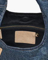 Marc Jacobs The Denim Suede Cargo Sack Handbag