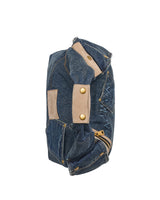 Marc Jacobs The Denim Suede Cargo Sack Handbag