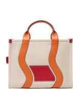 Marc Jacobs The Wavy Canvas Medium Tote Handbag